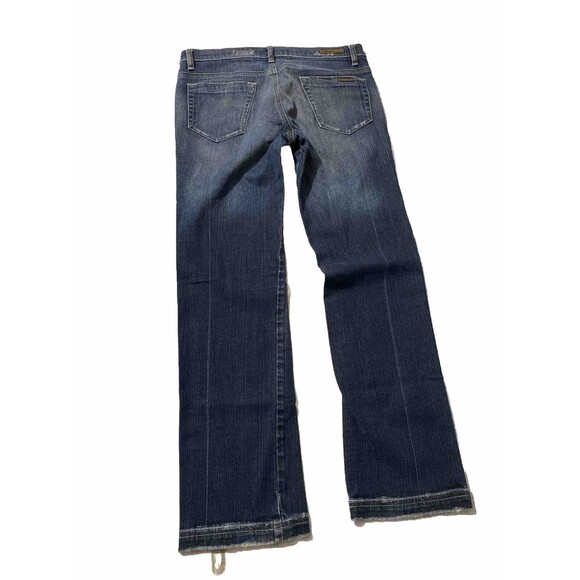 DKNY Jeans Bootcut Leg Denim Women's Size‎ 8 Blue Mid Rise Mid Wash - Picture 2 of 8